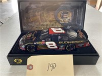 Dale Earnhardt Jr. stained model car with case
