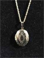 24 inch necklace with locket