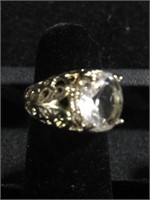 Size 6 clear stone ring