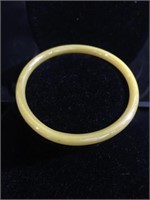 Stone yellow color bangle bracelet