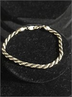 Trifari Gold and black bracelet