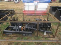 New/Unused Post Hole Digger w/(2)Augers in Crate