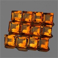 Natural Golden Yellow Citrine 12 Pcs - FL