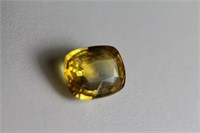 Natural Greenish Yellow Sapphire 4.60 Carats