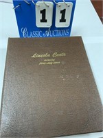 DANSCO BOOK OF LINCOLN PENNIES, INCOMPLETE