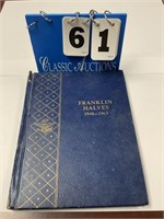 COMPLETE BOOK OF FRANKLIN HALF DOLLARS, 35 X $