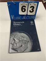 BOOK OF ROOSEVELT DIMES # 2, 1965-2000, 67 TOTAL