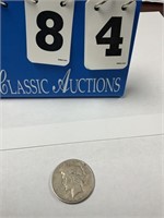4 PEACE DOLLARS, 1-1922-S, 3-1923 PLAIN, 4 X $