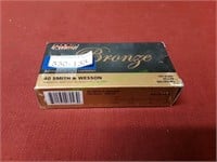 PMC Bronze 40 Smith & Wesson 165gr. FMJ-FP 50ct