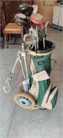 Golf Club Set & Cart, & Balls