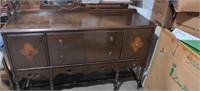Antique 5' Buffet Descent Condition. Solid Wood