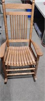Cracker Barrel Oak Porch Rocking Chair Large