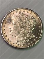 Morgan Silver Dollar 1885o Slight Toning obverse