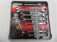 7 Piece Metric Ratching Gear Wrenches