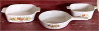 Vintage Corning ware Glass cookware