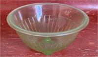Vintage Uranium glass mixing bowl