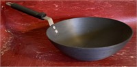 Commercial aluminum cookware stir fry pan