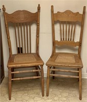 2 vintage kitchen chairs