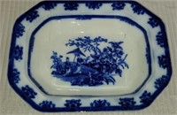 Vintage Amy Davenport Flow Blue Large Platter