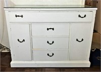 Antique White Dining Hutch