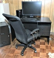 Dell Computer with Desk and Chair