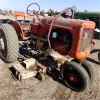 Allis Chambers C Tractor w/Woods Belly Mower