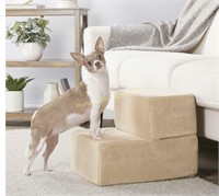 Zinus $28 Retail 2 Step Comfort Pet Stair, Beige,