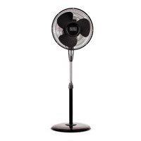 BLACK+DECKER 18" Pedestal Fan with Remote - Black