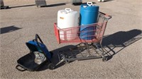 Shopping Cart with 2 Tanks, Grill