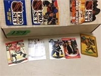 Box of NHL Pro Set Cards