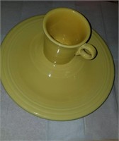 FIESTAWARE/ FIESTA   yellow cup and plate
