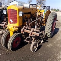 MM R gas tractor  NF w/Two Row Mounted Cultivator