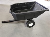 New 12.5 Swivel Poly Dump Cart