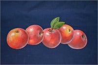 Apples Painting by Mary Porter on Tin by Gillasp