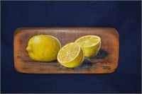 Sunkist Lemons Painting by Mary Porter