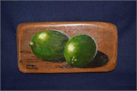 Two Limes Painting by Mary Porter
