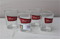 4 - Mill Street Beer Glasses