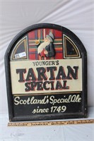 Vintage Wood Tartan Special Sign