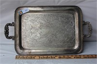 Vintage Silver Serving Tray