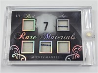 4/4 2017 Pearl Leaf Rare Materials Mickey Mantle