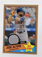 2020 Topps All Star Game Used Jose Altuve 47/50