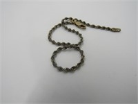 2.21 Grams Twisted Herringbone Bracelet