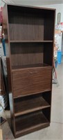 6'Bookcase with Drop Front Desk   Good Condition