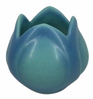 Van Briggle Pottery Blue  Moonglow Petal Vase