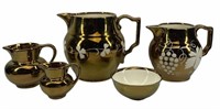 Gray’s Pottery  Lusterware Tea Set