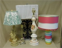 Vintage to Newer Lamp Selection.