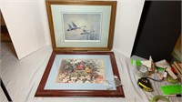 Lot of two bird pictures. 23x19 and 22.5x18.5