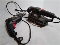 Black & Decker Sander, 3/8 Electric Drill TMT