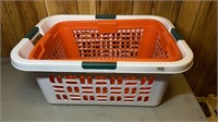 Two laundry baskets 23x16 and 26x18 inches