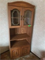 Display Cabinet With Light, 29.5 x 74 x 16inches